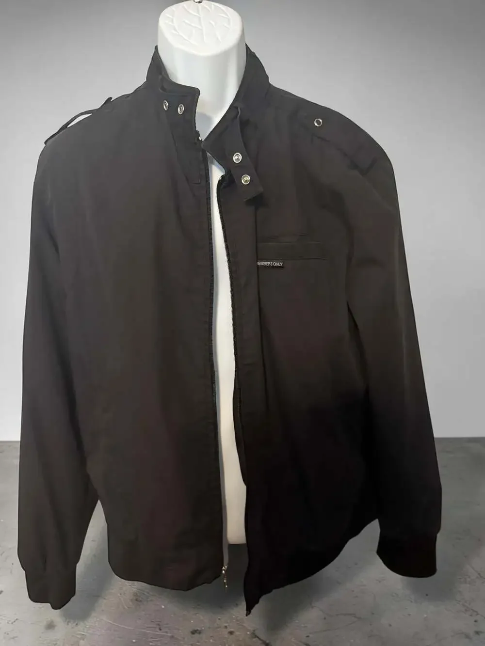 Members Only Iconic Racer Jacket Black Size XL 3M1131